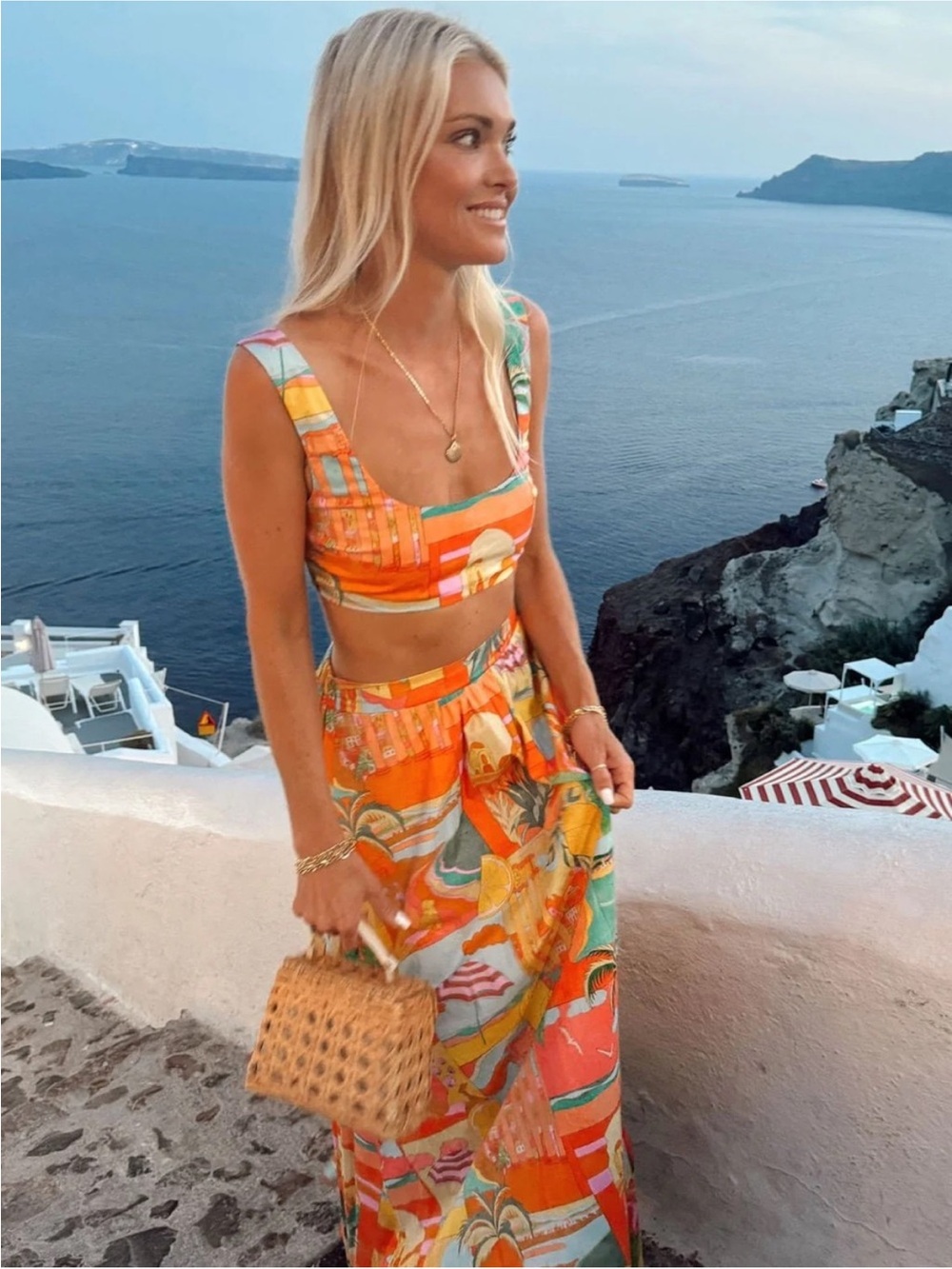 Show Me Your MuMu Postcards From Italia Pisa Bralette top - Picture 1 of 8